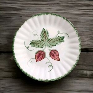 Vintage Blue Ridge Southern Potteries Wild Strawberry Dinner Plate 10.5"